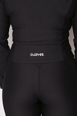 EMPOWER Sculpting Zip Jacket - Onyx