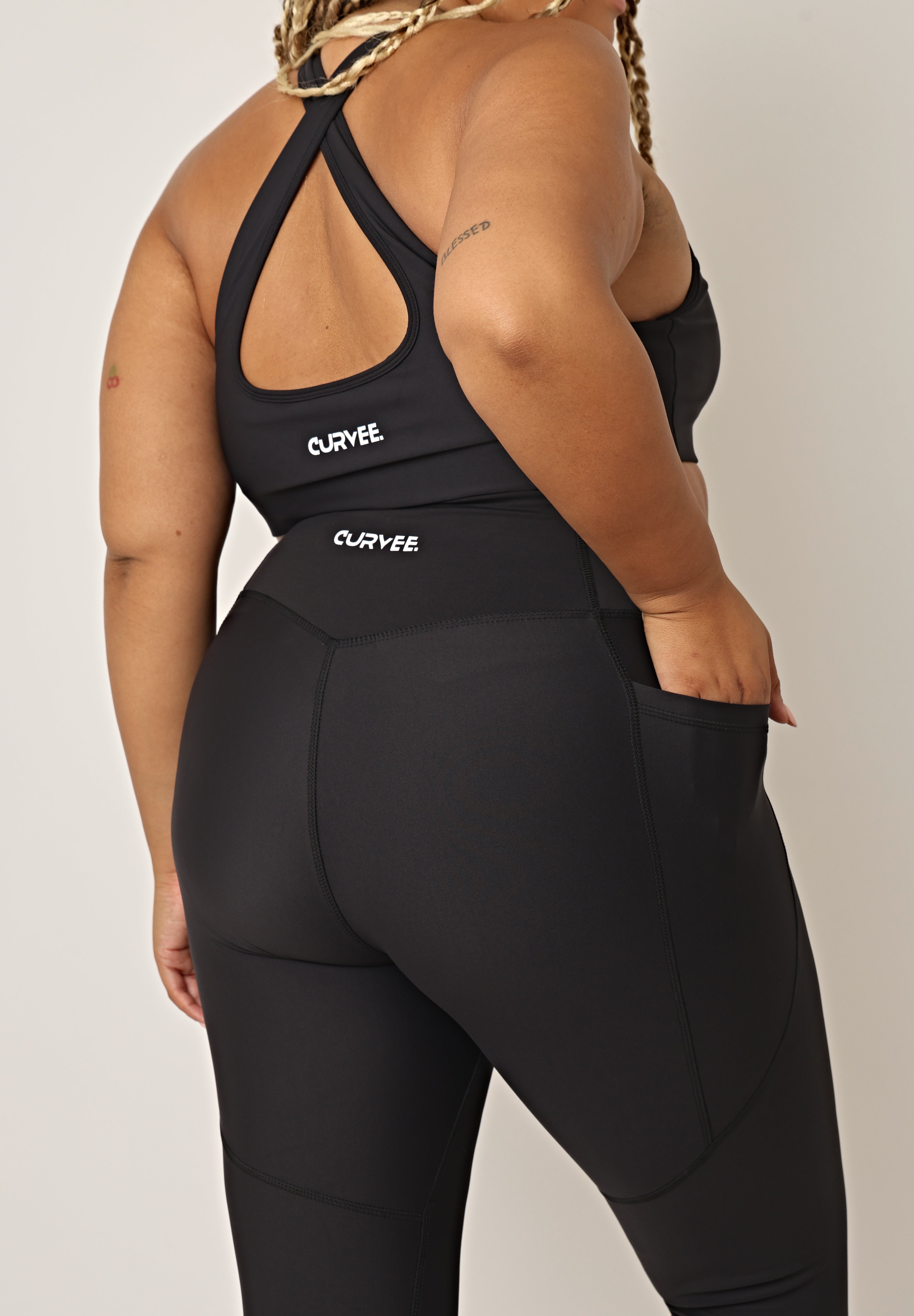 EMPOWER High Waist Leggings - Onyx