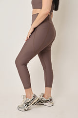 EMPOWER High Waist Leggings - Walnut