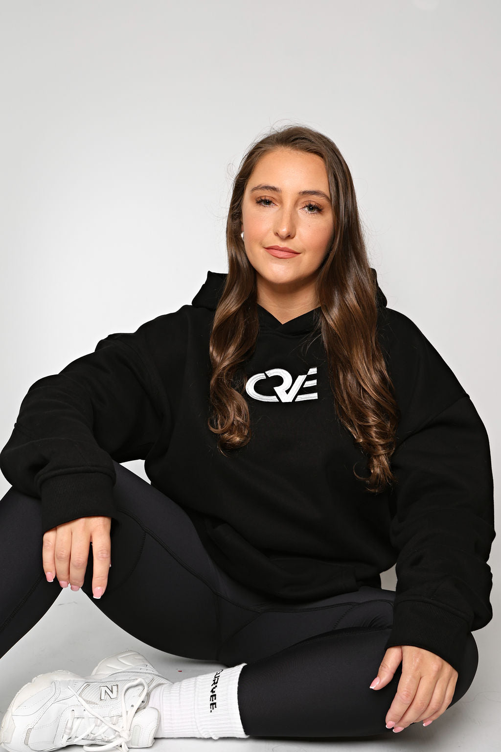 LOUNGE Logo Hoodie - Black
