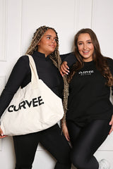 CURVEE Canvas Tote Bag - Cream