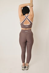 EMPOWER High Waist Leggings - Walnut
