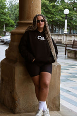 LOUNGE Logo Hoodie - Black