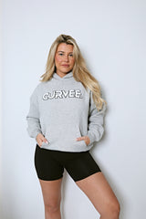 LOUNGE Logo Hoodie - Grey Marl