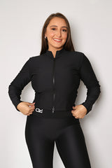 Empower Sculpting Zip Jacket - Onyx